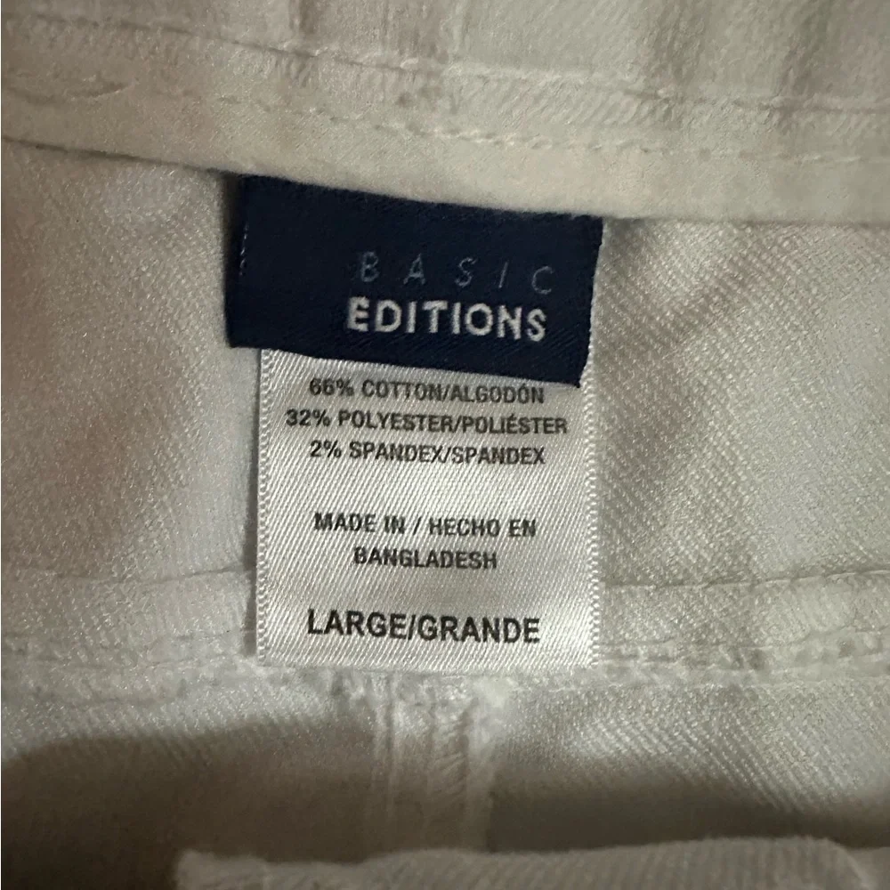 Basic Edition White Large Jean Skirt - Picture 3 of 3